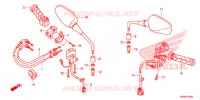 COMMODO   CABLE   RETROVISEUR pour Honda CB 1000 R ABS de 2014