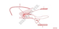 AUTOCOLLANTS pour Honda CB 1100 ABS NOIRE de 2014
