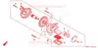 POMPE A HUILE pour Honda CB 250 POLICE de 2004