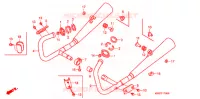 SILENCIEUX D'ECHAPPEMENT pour Honda CB 250 POLICE de 2004