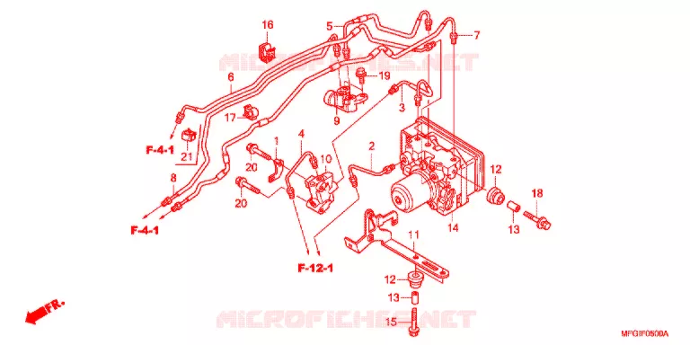 MODULATEUR ABS Honda MOTO 600 HORNET 2010  CB600FA3A