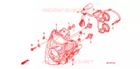 PHARE (1) pour Honda CB 600 F HORNET ABS de 2010
