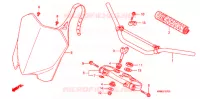 GUIDON   TE DE FOURCHE pour Honda CRF 250 R de 2011