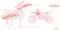 AUTOCOLLANTS pour Honda CRF 250 R de 2014