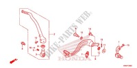 PEDALE   KICK pour Honda CRF 250 R de 2014