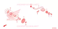 POMPE A HUILE pour Honda CRF 450 X de 2014