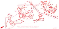 GUIDON   CARENAGE (NSC502WH/T2) pour Honda VISION 50 R REPSOL de 2013