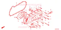 COUVERCLE GAUCHE pour Honda VISION 50 R REPSOL de 2013