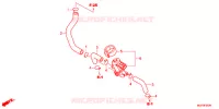 VALVE DE COMMANDE D'INJECTION D'AIR pour Honda CBR 1000 RR ABS WHITE de 2014