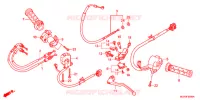 LEVIER DE GUIDON   CABLE   COMMODO pour Honda CBR 1000 RR SP ABS TRICOLORE de 2014