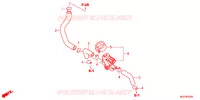 VALVE DE COMMANDE D'INJECTION D'AIR pour Honda CBR 1000 RR SP ABS TRICOLORE de 2014