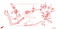 LEVIER DE GUIDON   CABLE   COMMODO pour Honda CBR 250 R ABS REPSOL de 2015