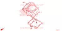CYLINDRE pour Honda CBR 250 R ABS REPSOL de 2015