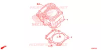 CYLINDRE pour Honda CBR 250 R ABS REPSOL de 2015
