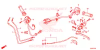 LEVIER DE GUIDON   CABLE   COMMODO pour Honda CBR 250 R ABS de 2015