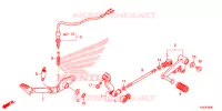 PEDALE pour Honda CBR 300 ABS de 2015