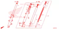 FOURCHE pour Honda CBR 300 ABS REPSOL de 2015