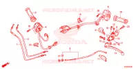 LEVIER DE GUIDON   CABLE   COMMODO pour Honda CBR 300 ABS de 2015