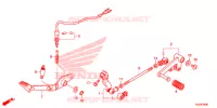 PEDALE pour Honda CBR 300 ABS de 2015