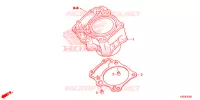 CYLINDRE pour Honda CBR 300 REPSOL de 2015