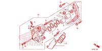 ETRIER DE FREIN AVANT (CBR250R/350R) pour Honda CBR 300 REPSOL de 2015