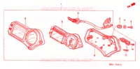 COMPTEUR ('01 '06) pour Honda CBR 600 F4i de 2006