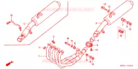 SILENCIEUX D'ECHAPPEMENT pour Honda CBR 600 F4i de 2006