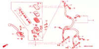 MAITRE CYLINDRE DE FREIN AVANT pour Honda CBR 600 F4i de 2006