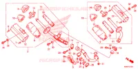 SILENCIEUX D'ECHAPPEMENT pour Honda CRF 250 R de 2015