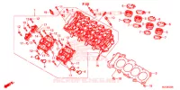 CULASSE pour Honda CBR 650 F ABS HRC TRICOLOR de 2015