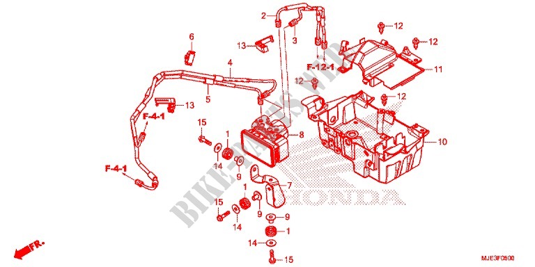 MODULATEUR ABS pour Honda CBR 650 F ABS 35KW de 2014