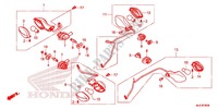 CLIGNOTANT pour Honda CBR 650 F ABS HRC TRICOLOR 35KW de 2014