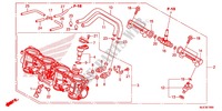 CORPS DE PAPILLON pour Honda CBR 650 F ABS HRC TRICOLOR 35KW de 2014