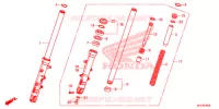 FOURCHE pour Honda CBR 650 F ABS de 2014