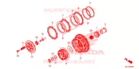 EMBRAYAGE pour Honda CBR 650 F ABS de 2014