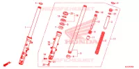 FOURCHE pour Honda CBR 650 F TRICOLOR de 2014