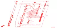 FOURCHE pour Honda CBR 650 F de 2014