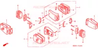 CLIGNOTANT pour Honda GL 125 de 2007