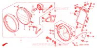 PHARE pour Honda GL 125 de 2007