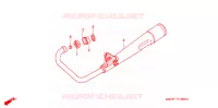 SILENCIEUX D'ECHAPPEMENT pour Honda GL 125 de 2007