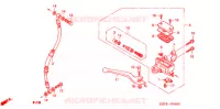 MAITRE CYLINDRE DE FREIN AVANT pour Honda GL 125 Front Disk brake, Casted Wheels de 2003