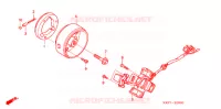 ALTERNATEUR pour Honda GL 125 Front Drum brake, Casted Wheels de 2003