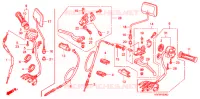 LEVIER DE GUIDON   CABLE   COMMODO pour Honda GL 125 de 2004