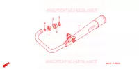 SILENCIEUX D'ECHAPPEMENT pour Honda GL 125 de 2004