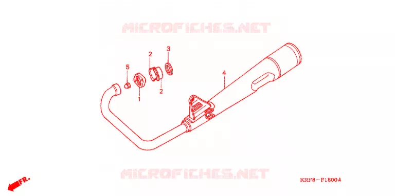 SILENCIEUX D'ECHAPPEMENT Honda MOTO 125 CG 2007  CGL1256