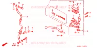 MAITRE CYLINDRE DE FREIN AVANT pour Honda FS 125 SONIC M de 2007