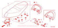 SELLE pour Honda FS 125 SONIC M de 2007