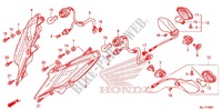 CLIGNOTANT pour Honda NC 750 INTEGRA 2TH de 2014