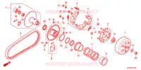 EMBRAYAGE pour Honda VISION 50 R de 2014