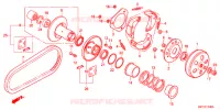EMBRAYAGE pour Honda ELITE 125 de 2007